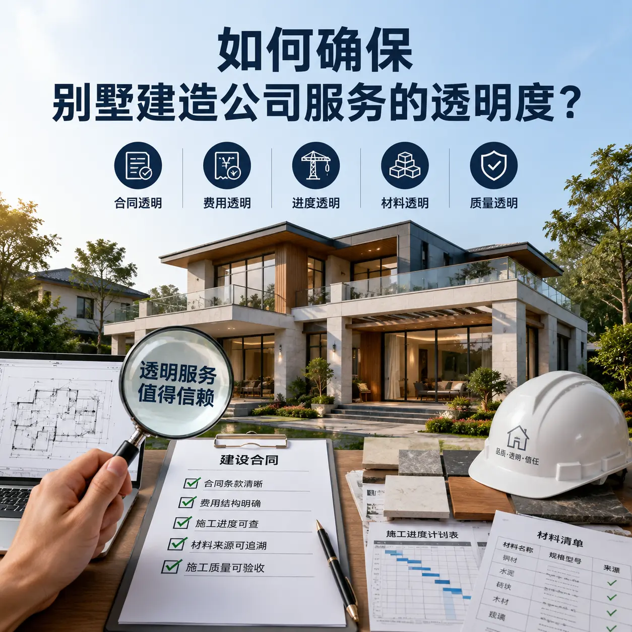 在 山西 如何确保别墅建造公司服务的透明度?