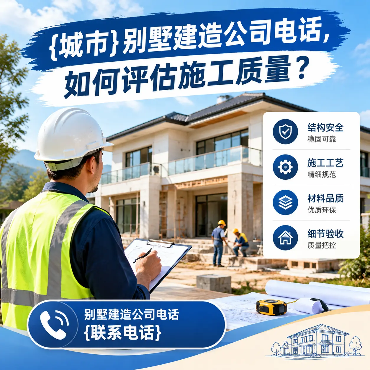 山西别墅建造公司电话，如何评估施工质量？