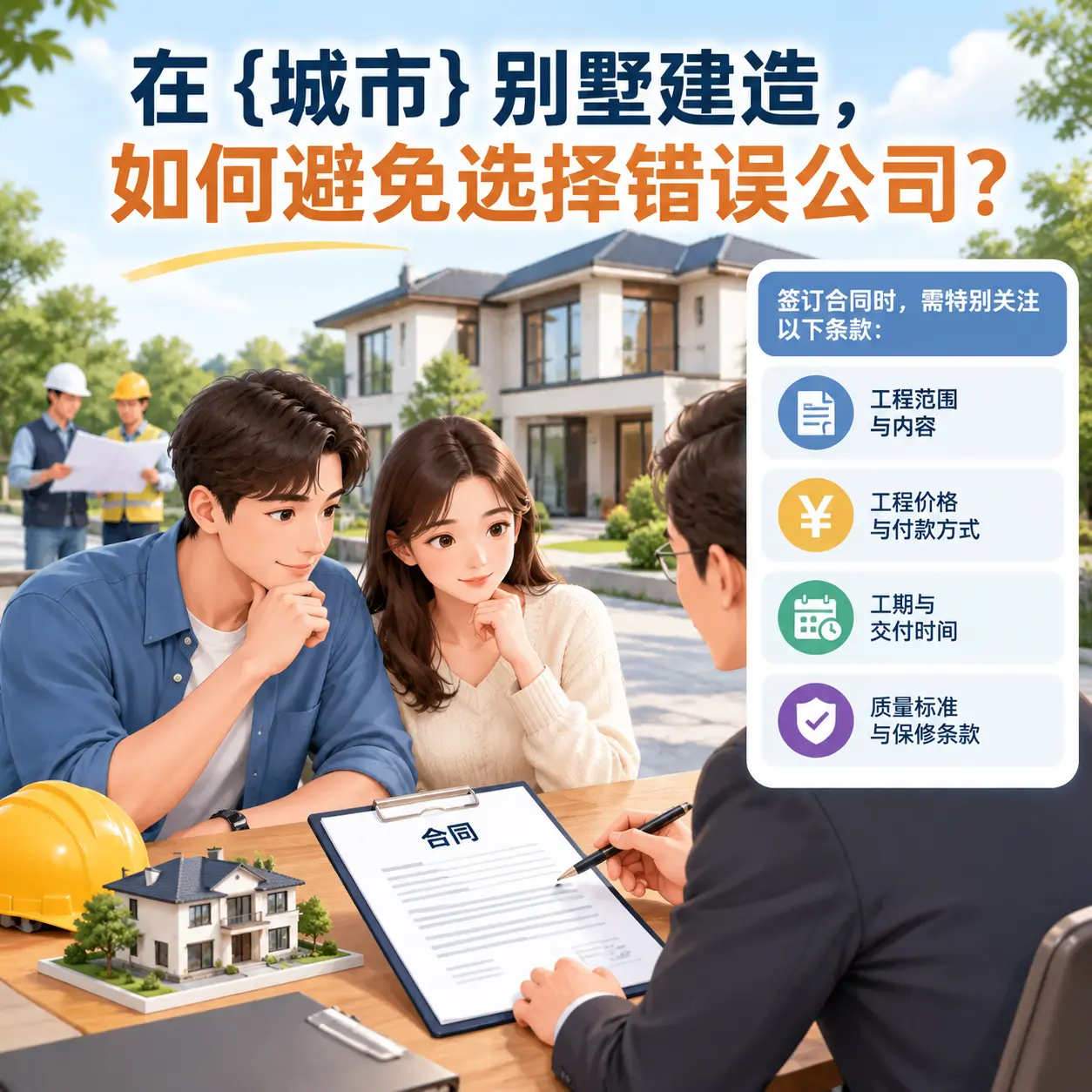 在 山西 别墅建造,如何避免选择错误公司?