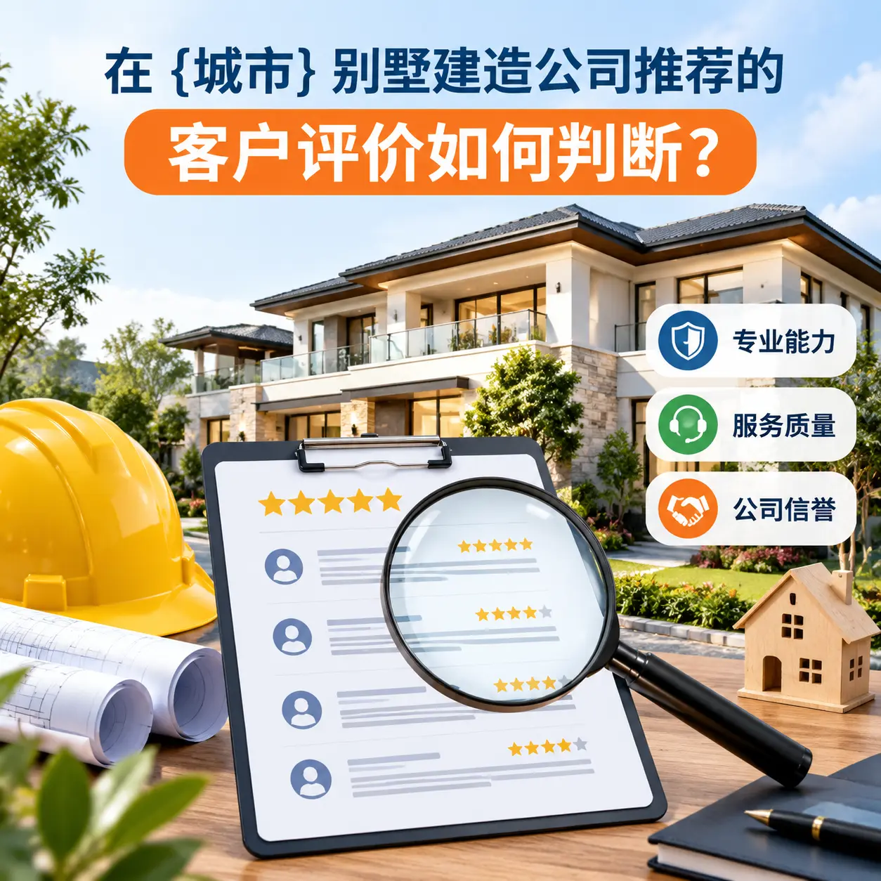 在 山西 别墅建造公司推荐的客户评价如何判断?