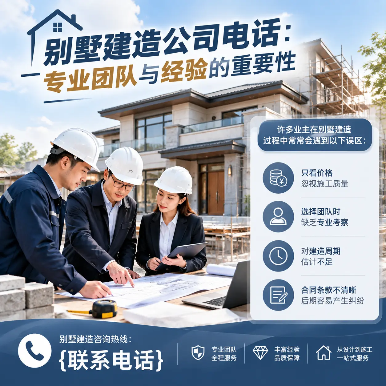 山西别墅建造公司电话:专业团队与经验的重要性