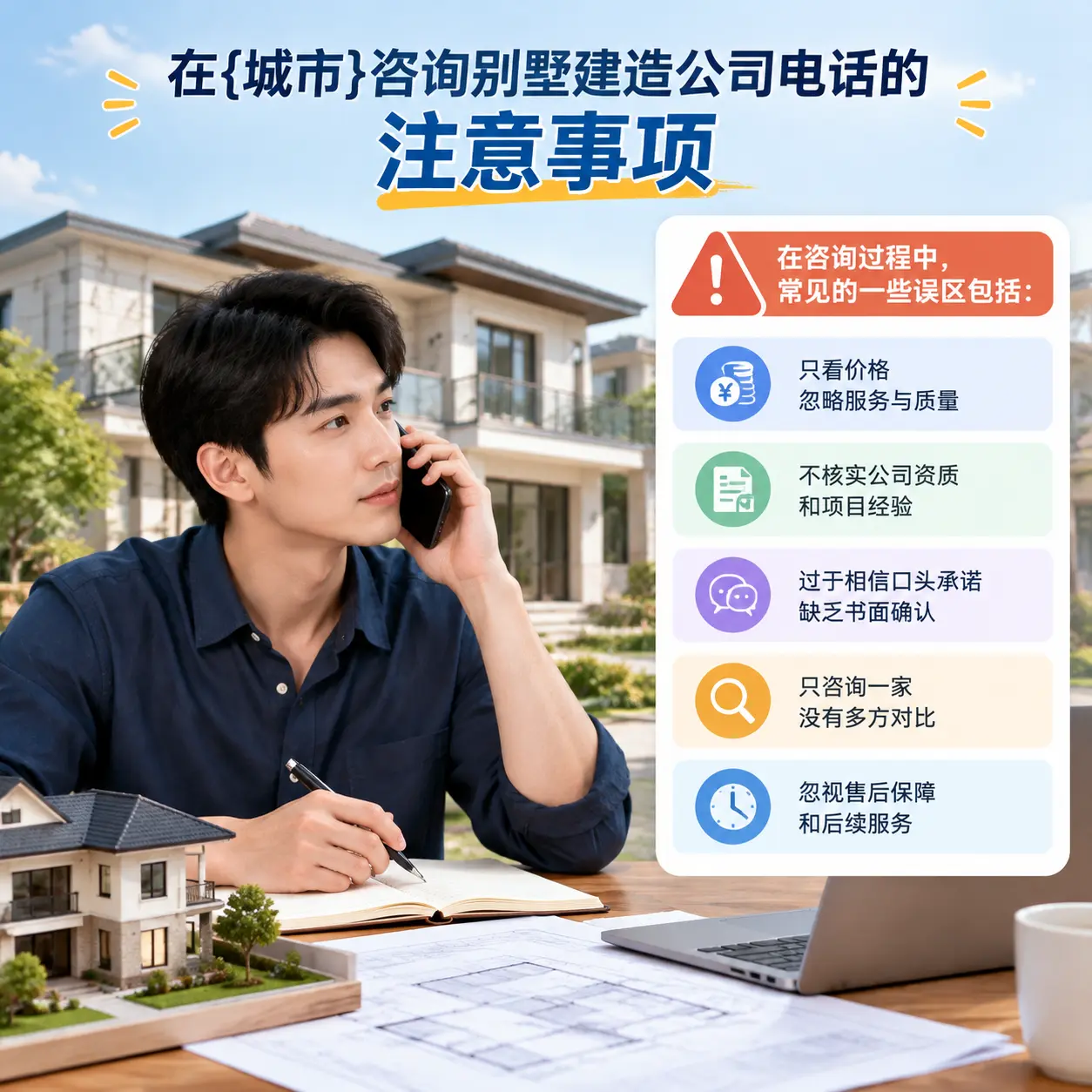 在山西咨询别墅建造公司电话的注意事项