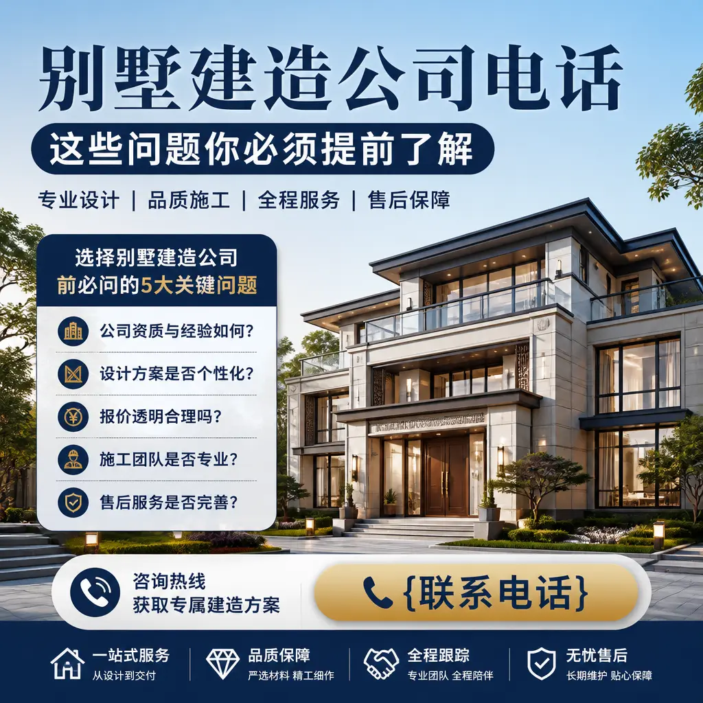 山西别墅建造公司电话，这些问题你必须提前了解