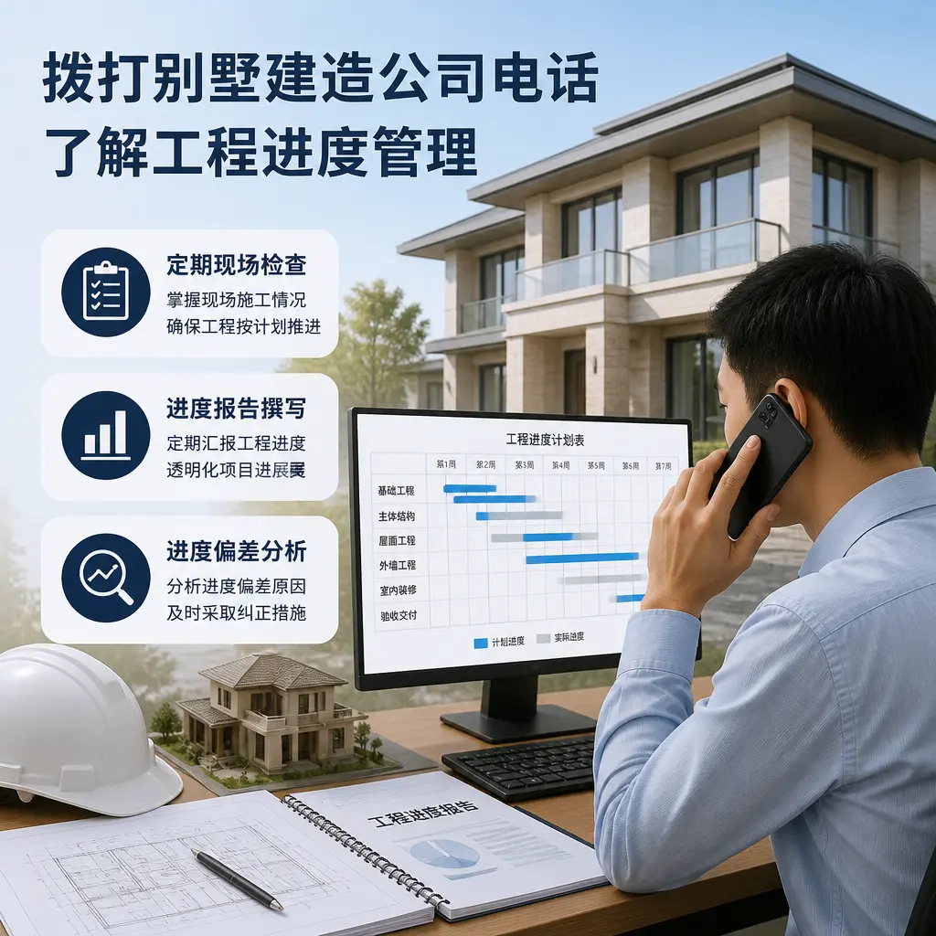 拨打山西别墅建造公司电话,了解工程进度管理